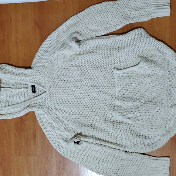 BDG cream knit hoodie - Picture 1 of 2